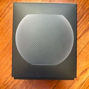 HomePod Mini Black speaker.